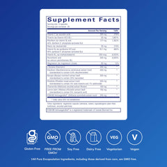 Pure Encapsulations Daily Stress Formula capsules close-up, easy-to-take daily stress support.