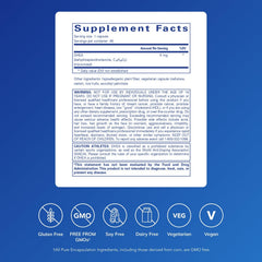 Pure Encapsulations DHEA 5 mg capsules close-up emphasizing hormone balance support