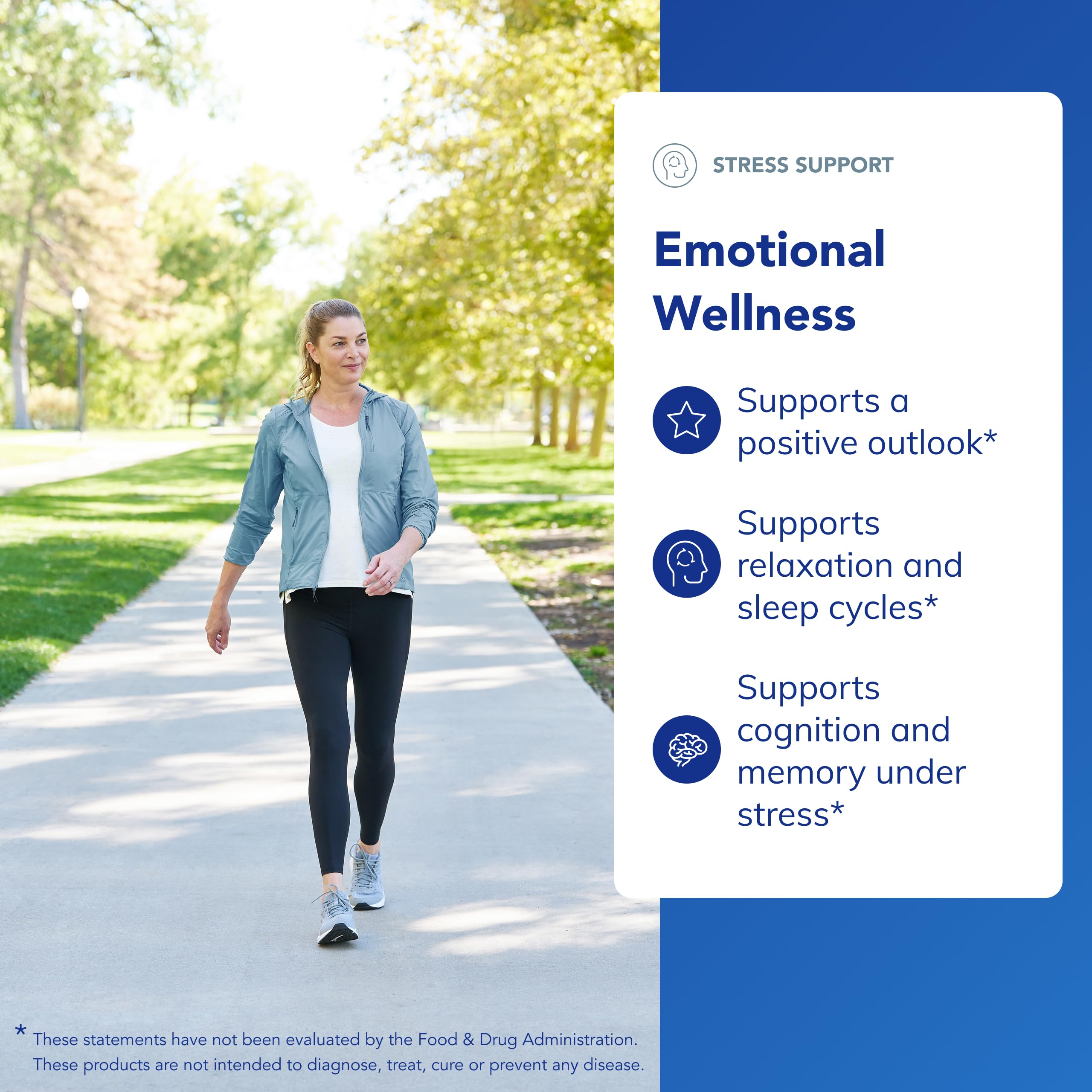 Emotional Wellness capsules ready for daily use to support mood and focus.
