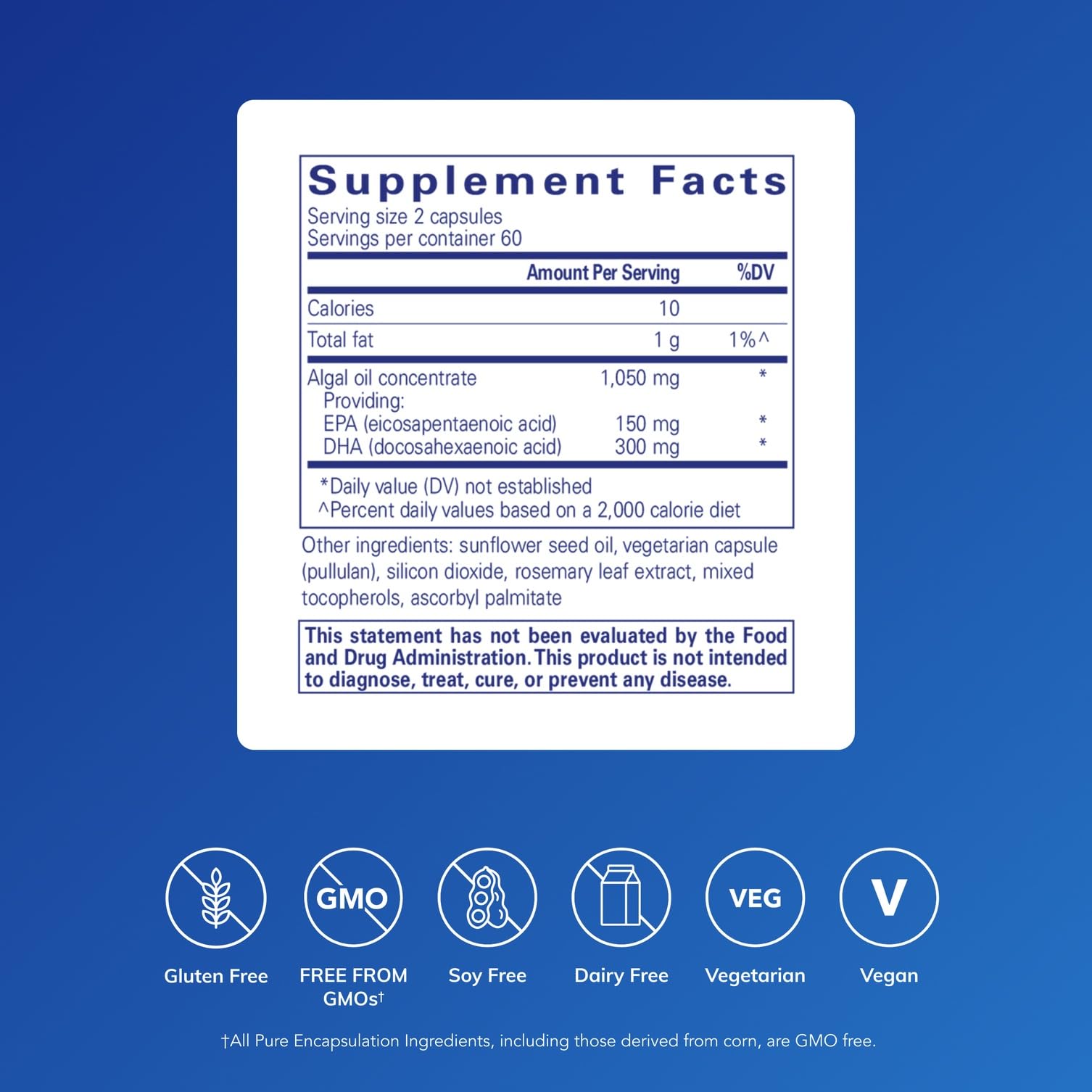 EPA/DHA Vegetarian capsules close-up highlighting plant-based omega-3 heart-friendly potential.