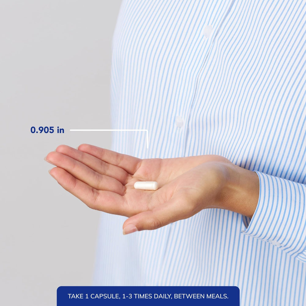 Pure Encapsulations Essential Amino Acids label close-up highlights key amino acids.