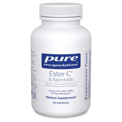 Pure Encapsulations Ester-C & Flavonoids bottle for immune support
