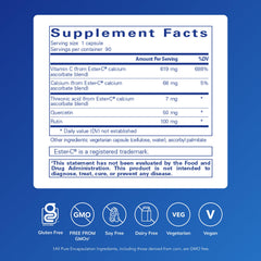 Capsules of Pure Encapsulations Ester-C & Flavonoids