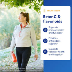 Pure Encapsulations Ester-C Flavonoids label detail with allergen free and vegan labeling