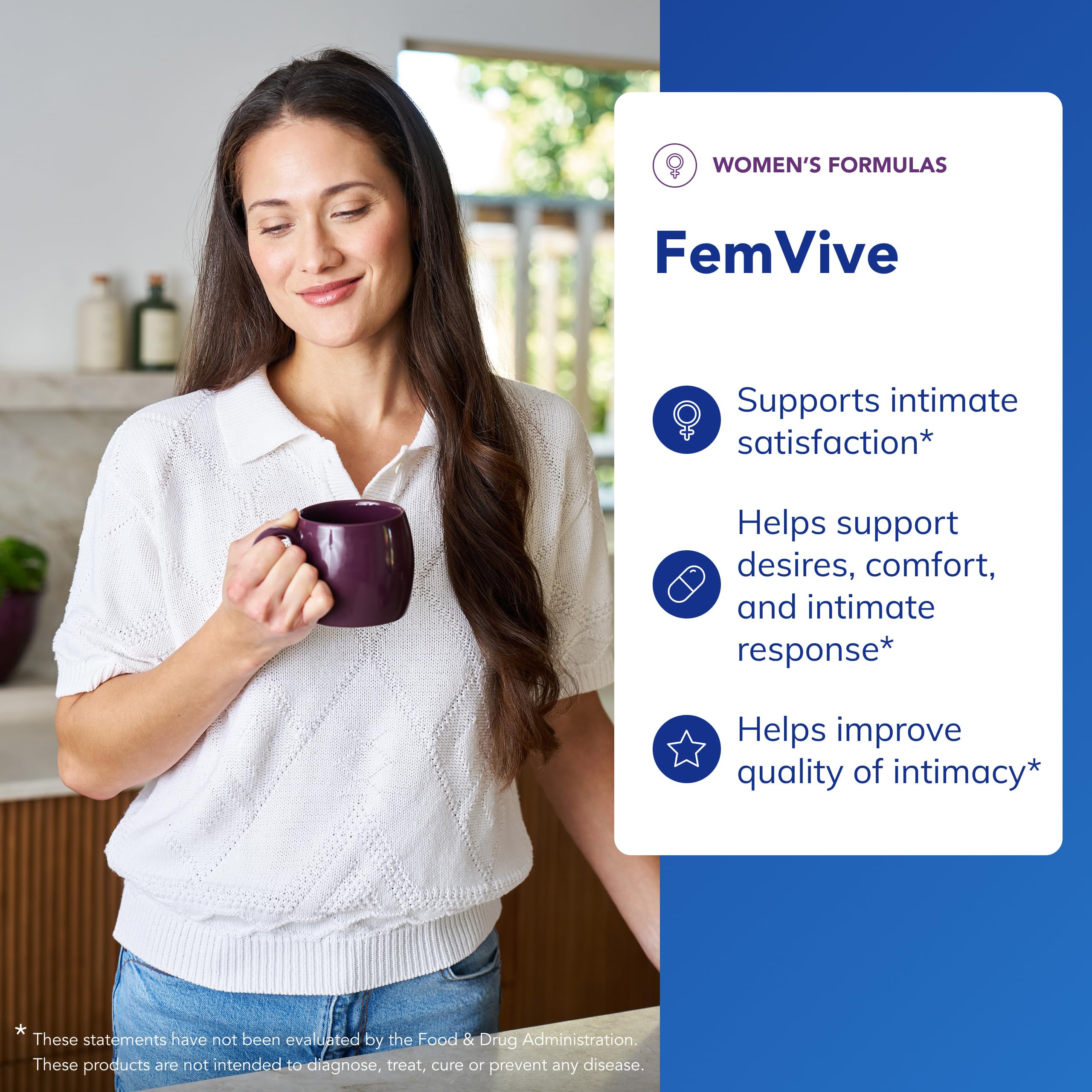 FemiVive bottle packaging on a clean shelf