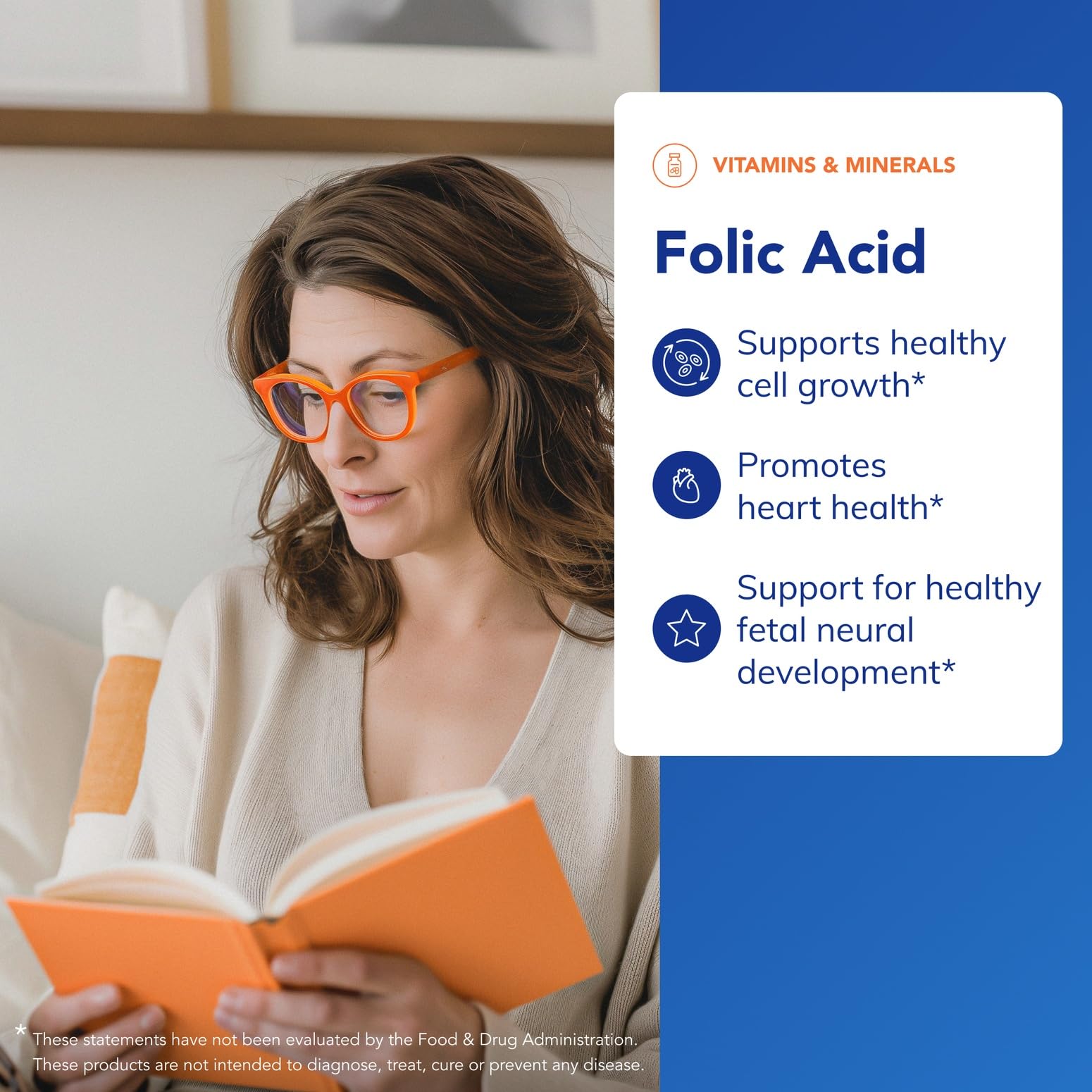 Pure Encapsulations Folic Acid label front highlighting purity and ingredient transparency.