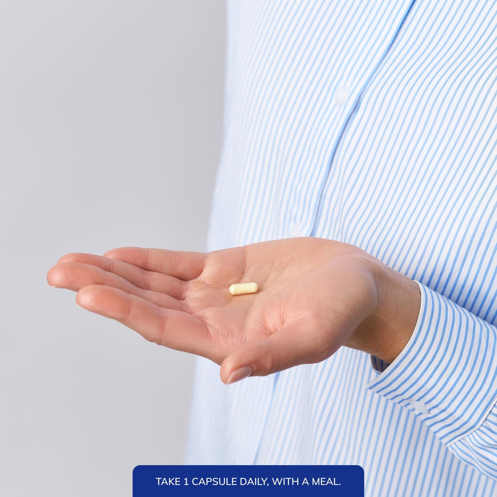 Pure Encapsulations Folic Acid nutrition facts panel communicates serving size and ingredients.