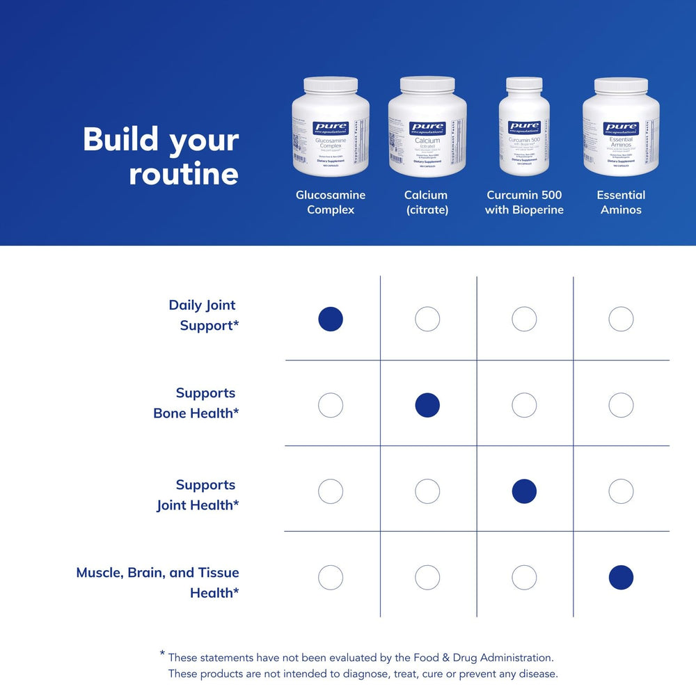 Pure Encapsulations Glucosamine Complex cartilage matrix close-up