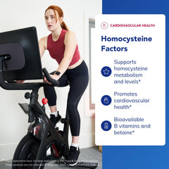 Pure Encapsulations Homocysteine Factors label close-up emphasizing hypoallergenic formula