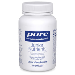 Pure Encapsulations Junior Nutrients bottle front view for daily kid and teen support