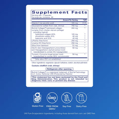 Pure Encapsulations Ligament Restore capsules close-up for connective tissue support.