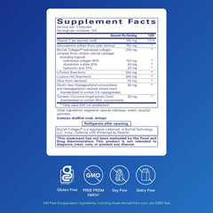 Pure Encapsulations Ligament Restore capsules closeup highlighting premium ingredients.