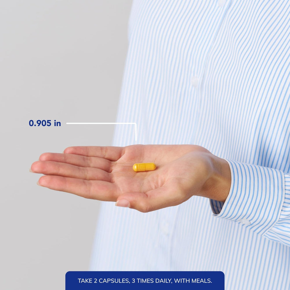 Bottle pour of Lipotropic Detox showing easy-to-take capsules for daily use