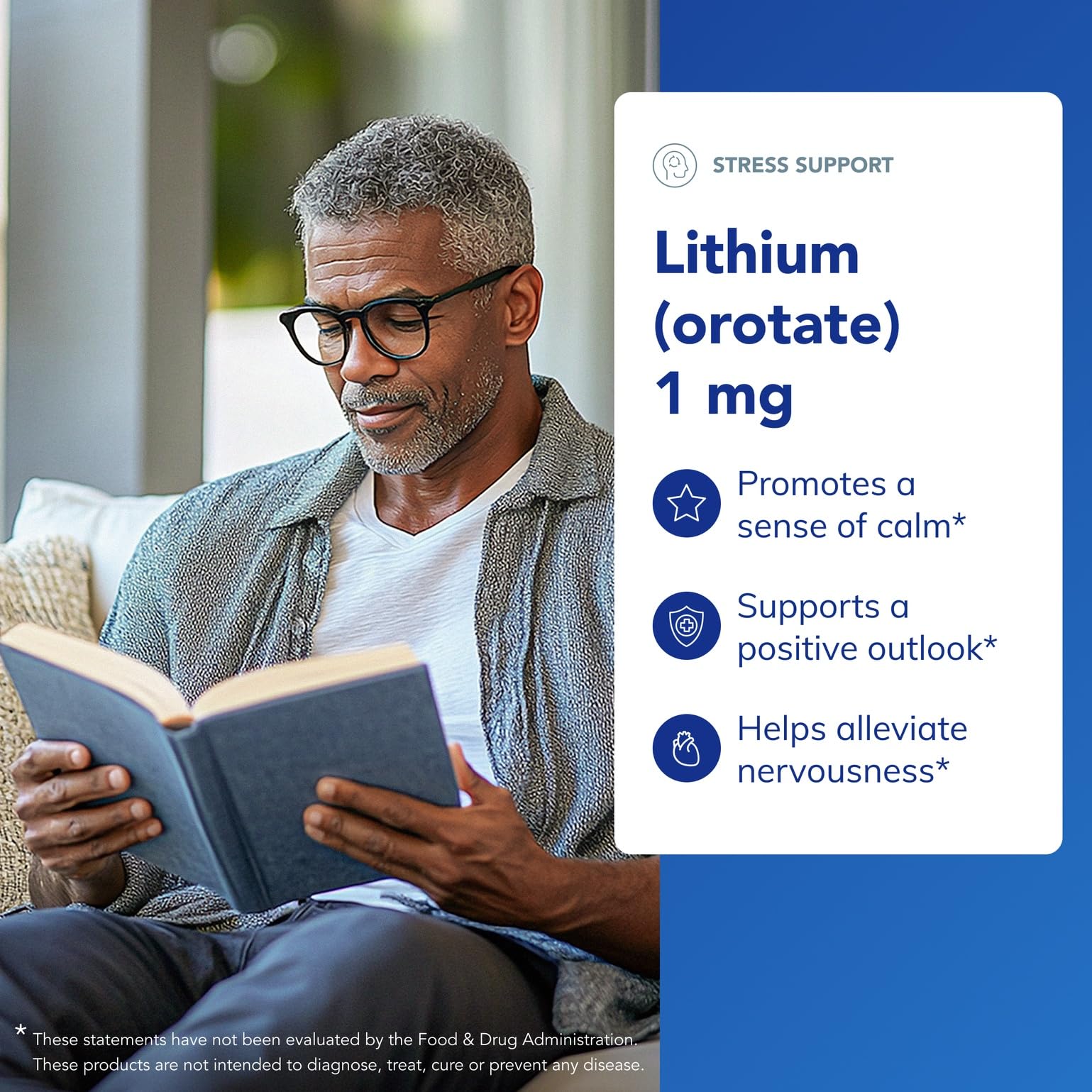 Pure Encapsulations Lithium Orotate label highlights hypoallergenic, high-purity formula.