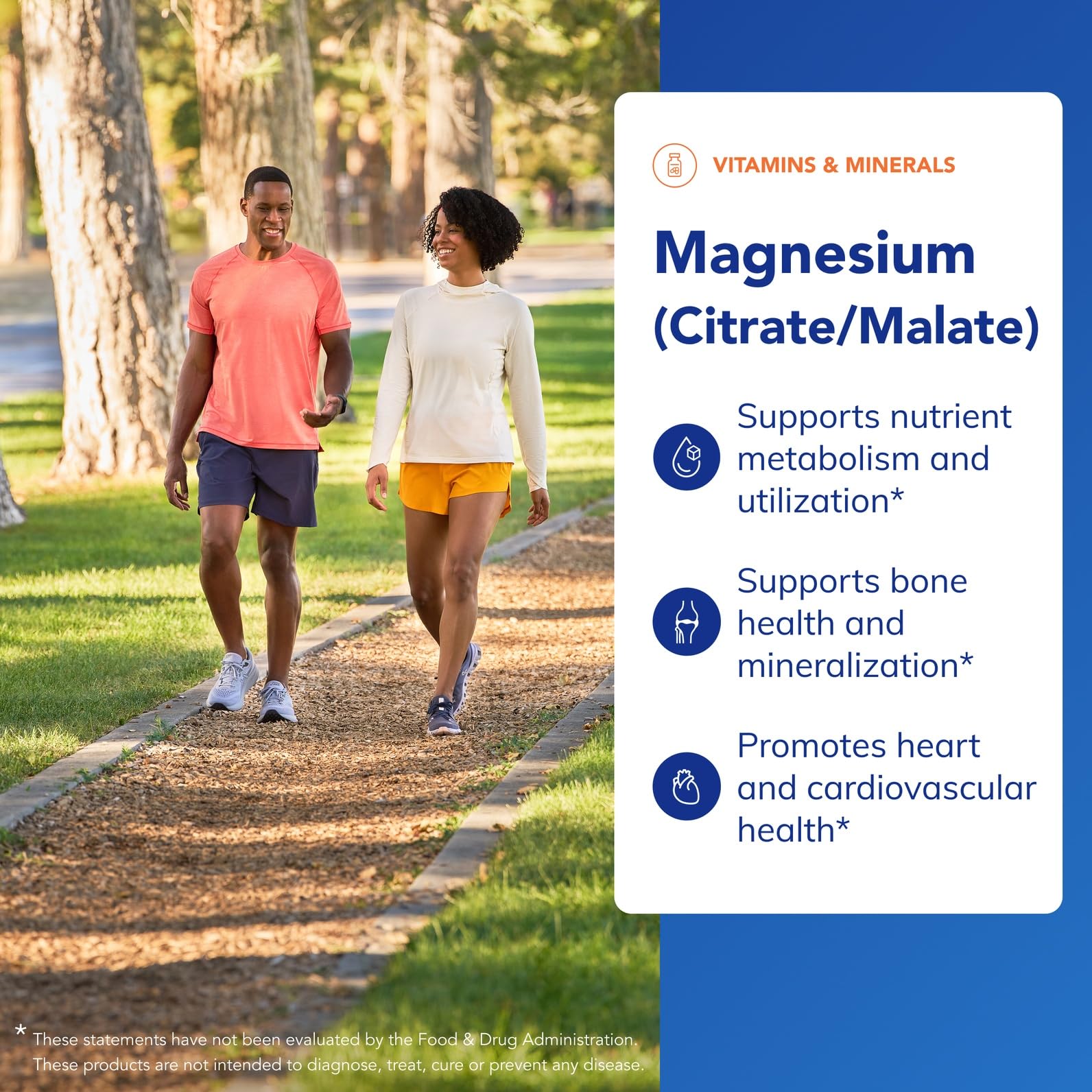 Pure Encapsulations Magnesium Citrate/Malate label highlighting allergen-free formulation and potency.