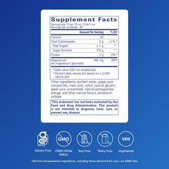 Pure Encapsulations Magnesium Glycinate Liquid pour showing easy serving and tasty format