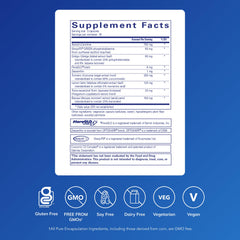 Memory Pro label view showing soy-free premium ingredients.
