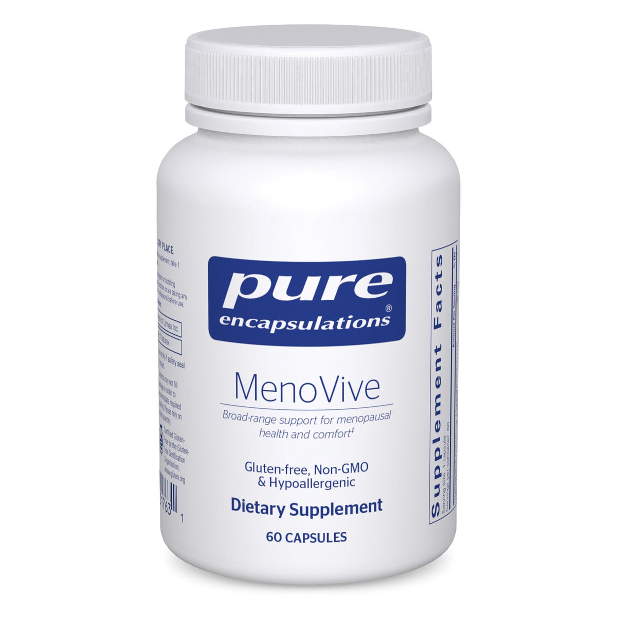 Pure Encapsulations MenoVive bottle for daily menopausal support