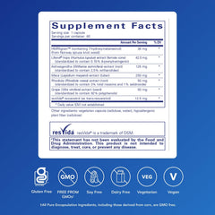 Closeup of MenoVive capsules highlighting premium formulation