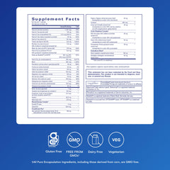 Closeup of Pure Encapsulations Men's Nutrients capsules suggesting daily energy and endurance benefits.