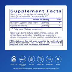 NAC + Glycine powder scoop included for easy daily dosing