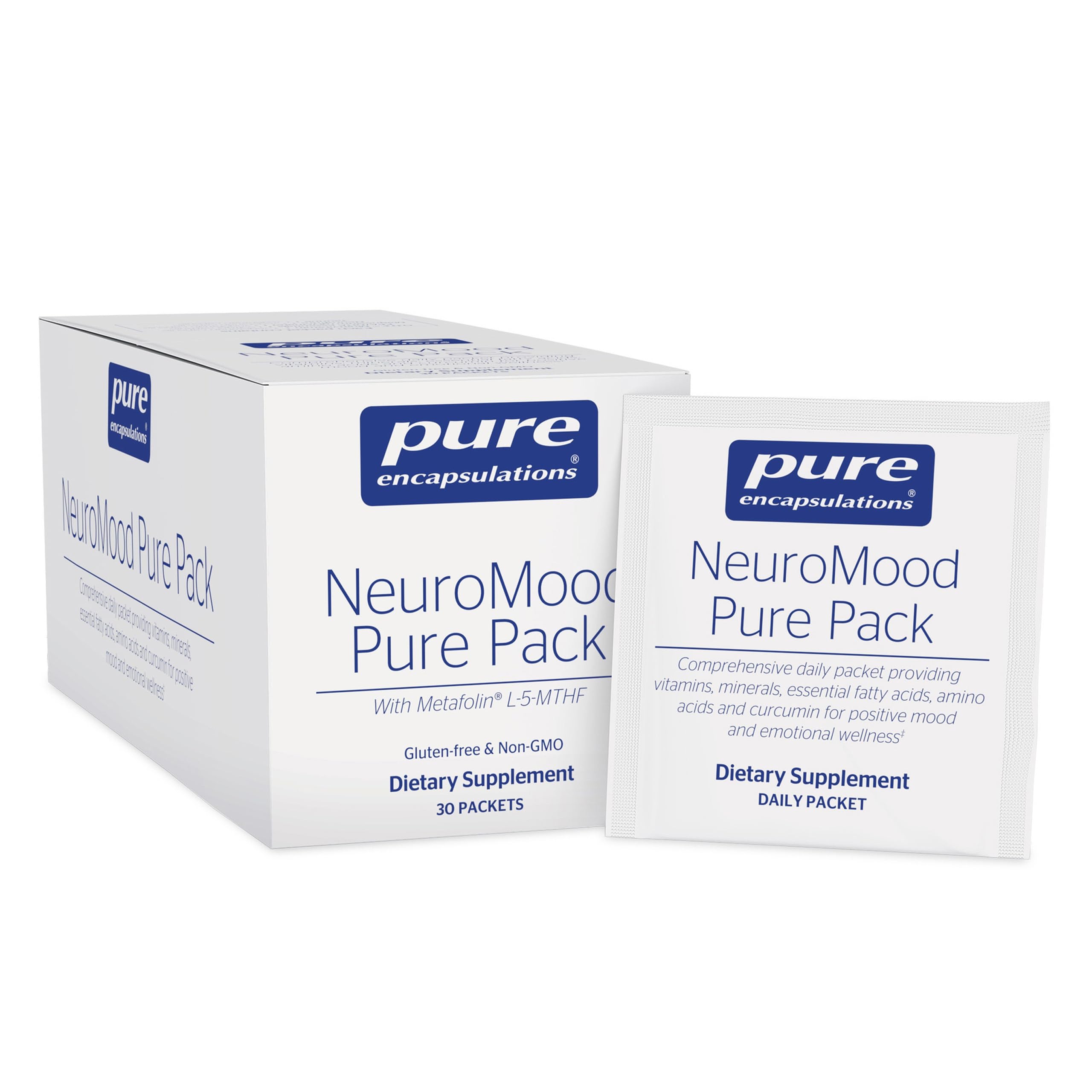 Pure Encapsulations NeuroMood Pure Pack bottle front for daily mood support