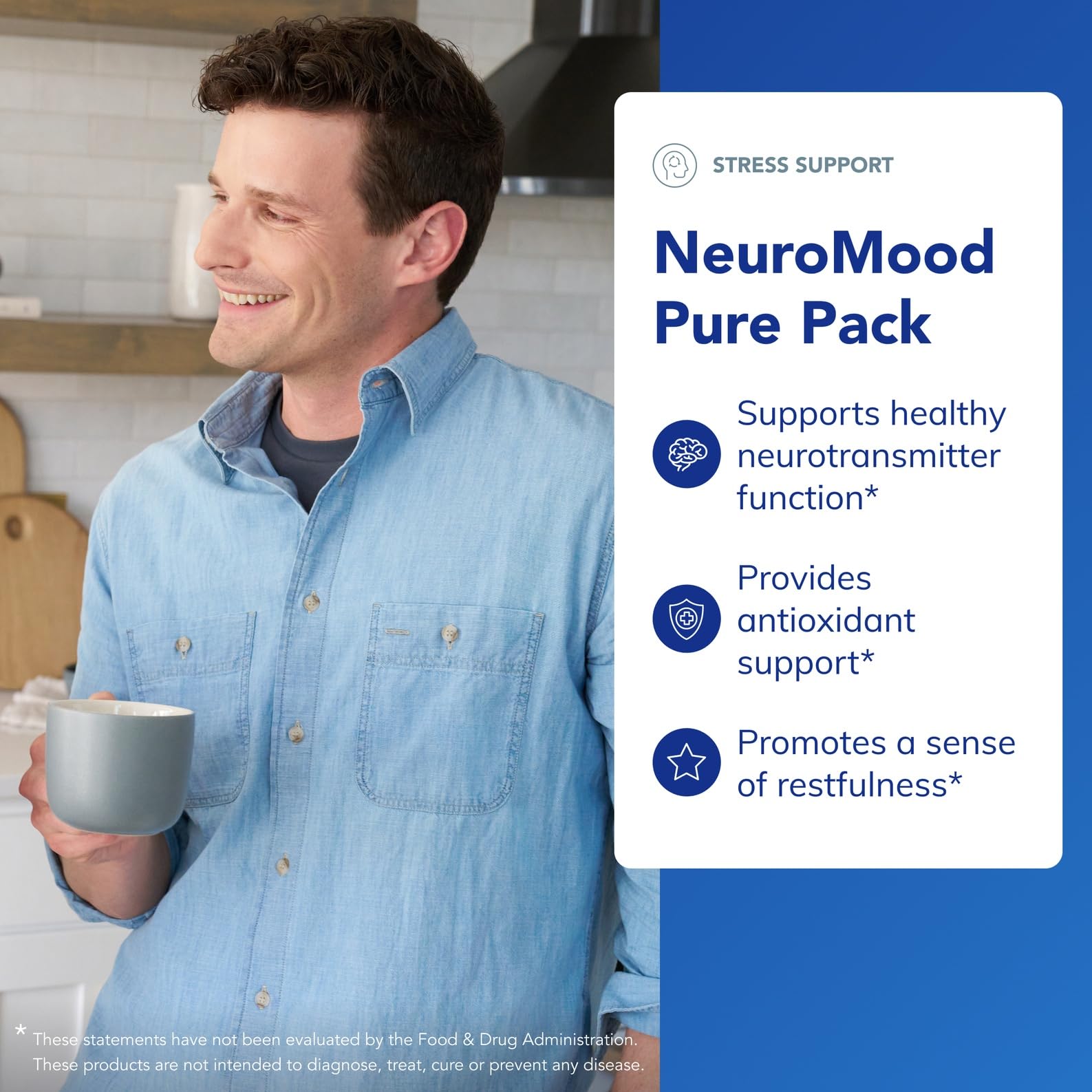 NeuroMood Pure Pack packets opened for convenient daily routine