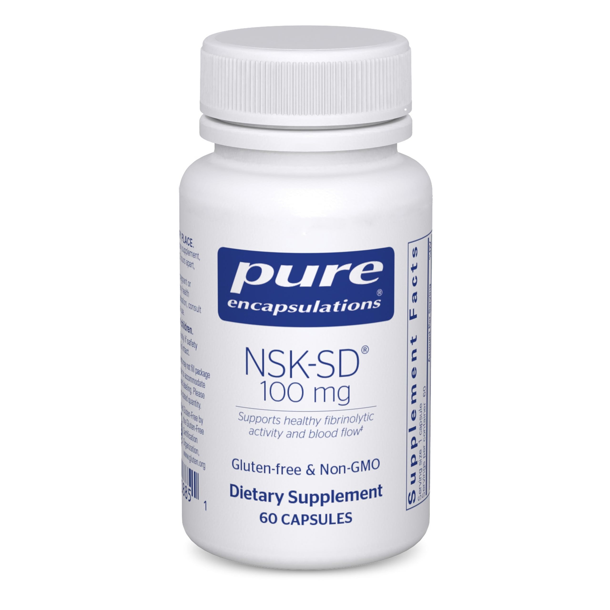 Pure Encapsulations NSK-SD bottle on shelf ready for daily use.