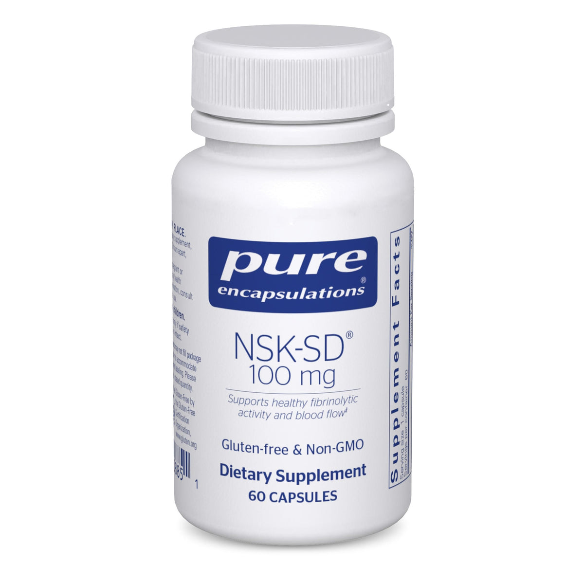 Pure Encapsulations NSK-SD bottle on shelf ready for daily use.