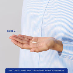 Pure Encapsulations NSK-SD bottle with cap open; convenient twice-daily dosing.