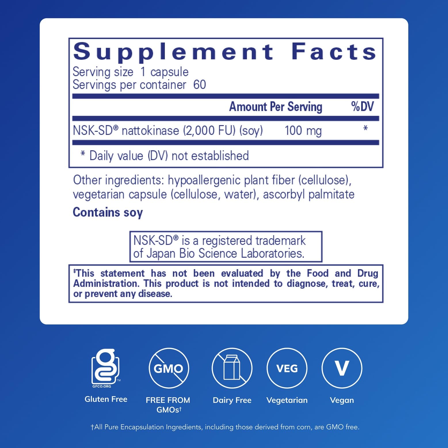 NSK-SD capsules close-up showing small, easy to swallow form.
