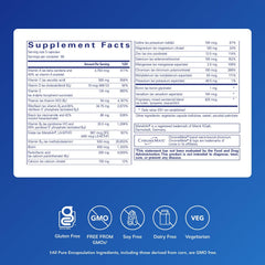Pure Encapsulations Nutrient 950 A frasco de cápsulas, uso diario.