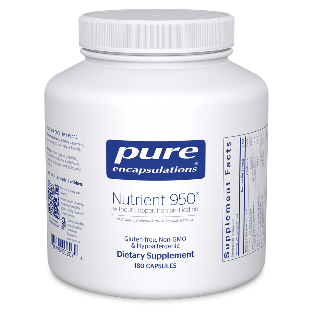 Pure Encapsulations Nutrient 950 bottle for daily wellness support