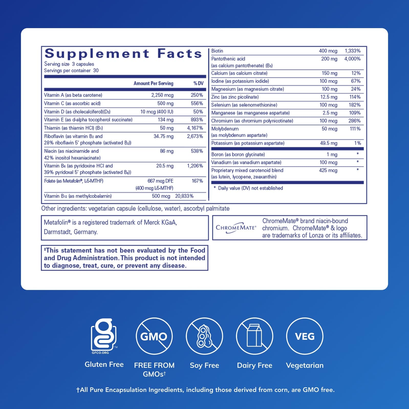 Nutrient 950 capsules close-up showing easy-to-swallow capsules for daily use