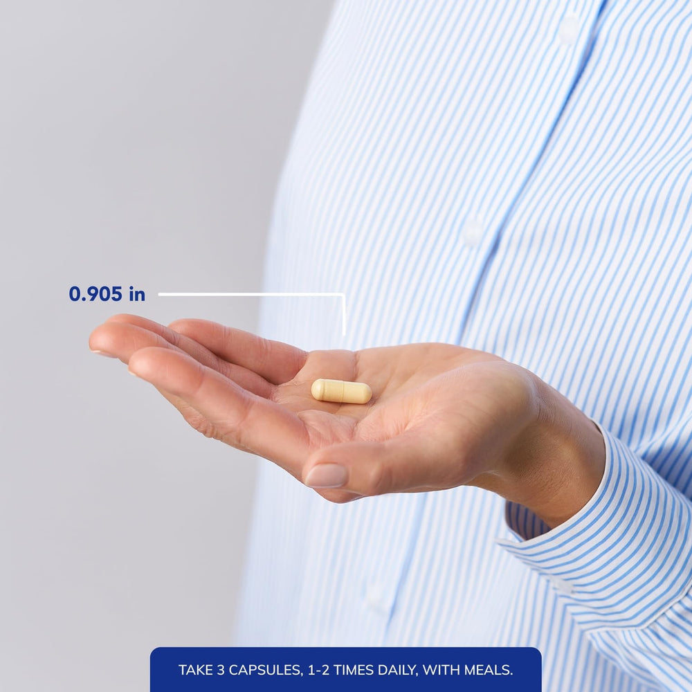 Close-up ingredient list on Pure Encapsulations Nutrient 950 label.