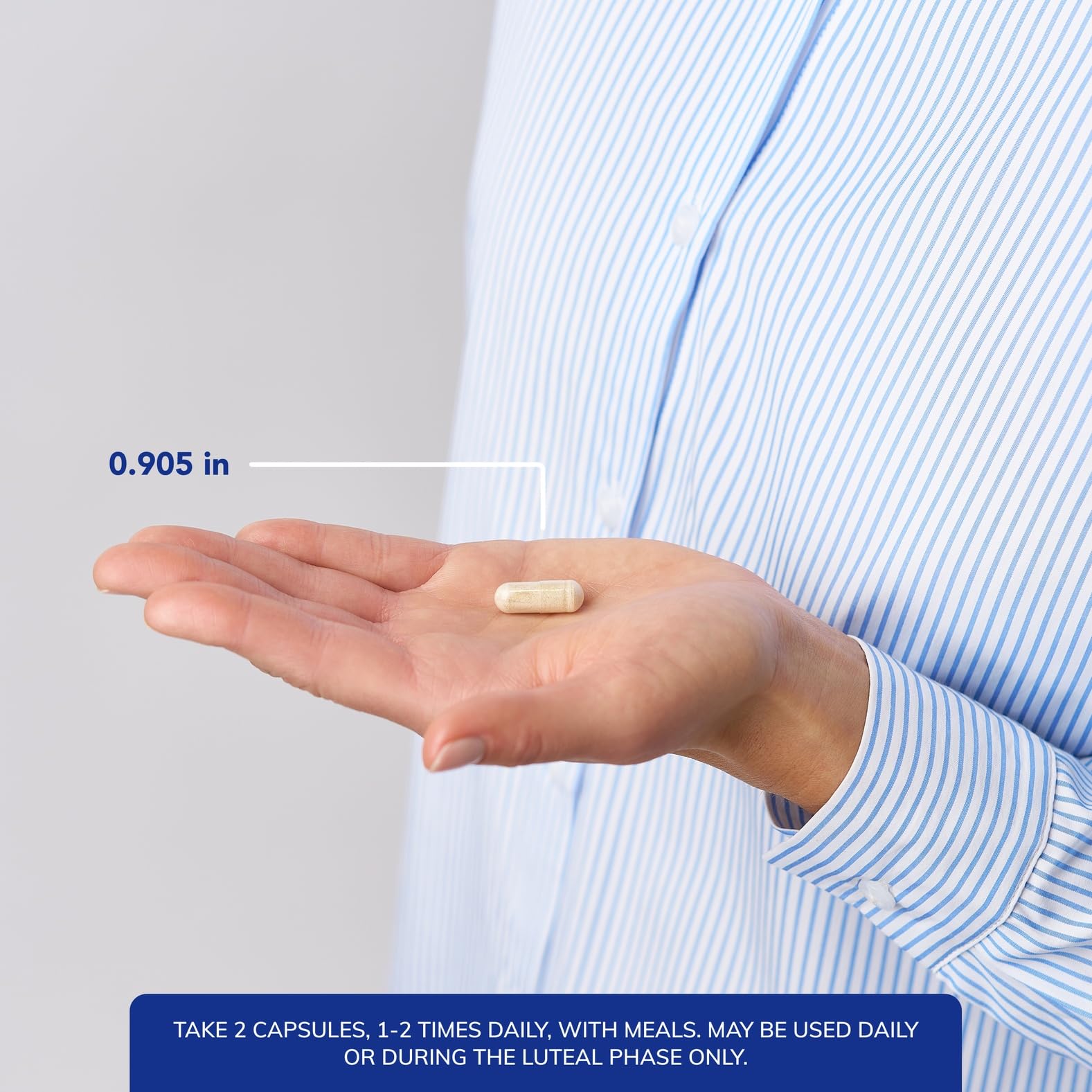 Pure Encapsulations PMS Essentials key ingredients chart highlights vitamins and minerals.