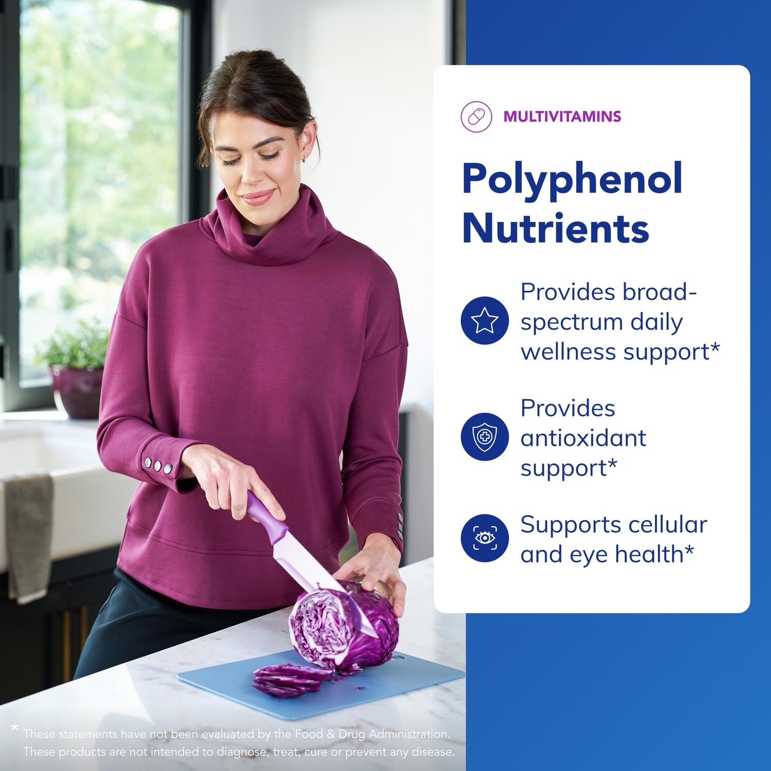 Pure Encapsulations Polyphenol Nutrients capsules shown for convenient daily use.