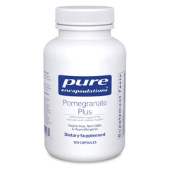 Pure Encapsulations Pomegranate Plus bottle front for everyday antioxidant support.