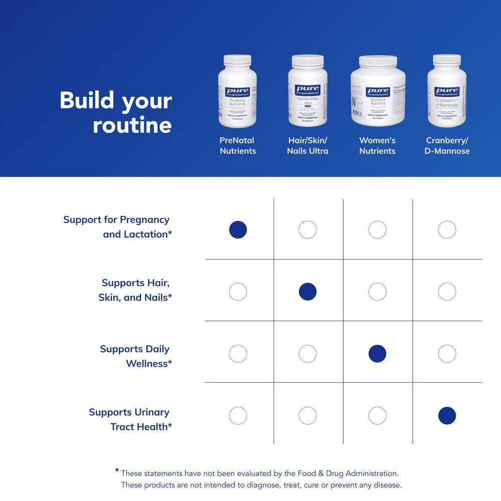 Non-GMO badge on Pure Encapsulations Prenatal Nutrients bottle.