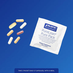 Seven capsules per day packet displays convenient daily routine for PureLean Pure Pack.