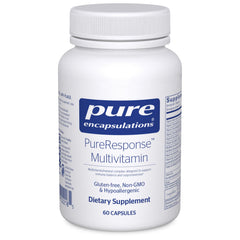 Pure Encapsulations PureResponse Multivitamin bottle front view supports daily immune balance.