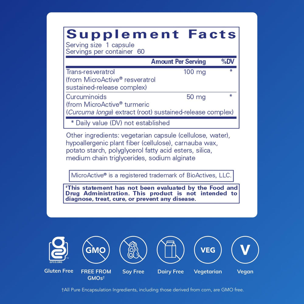 Pure Encapsulations ResCu-SR label view emphasizes hypoallergenic formula.