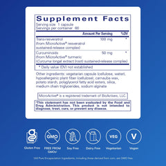 Pure Encapsulations ResCu-SR label view emphasizes hypoallergenic formula.