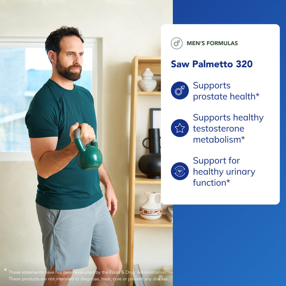 Close-up of Pure Encapsulations Saw Palmetto 320 softgels showing smooth texture.