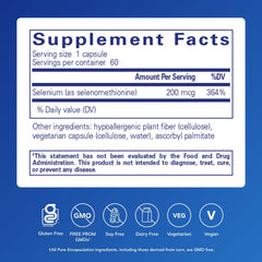 Pure Encapsulations Selenium capsules on table suggesting daily supplement routine.