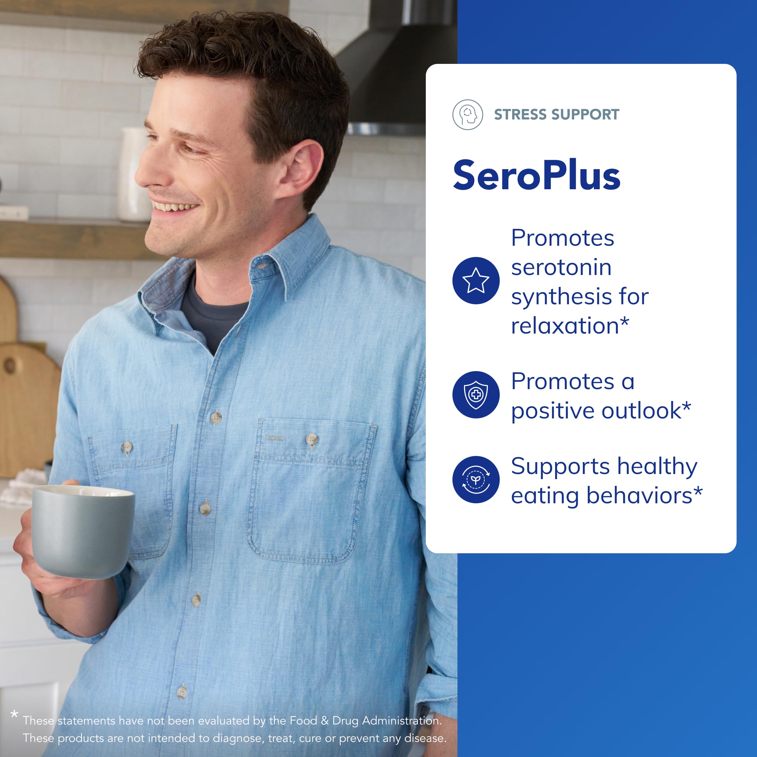 Pure Encapsulations SeroPlus label detail highlights magnesium, vitamin C, B6, and Metafolin.