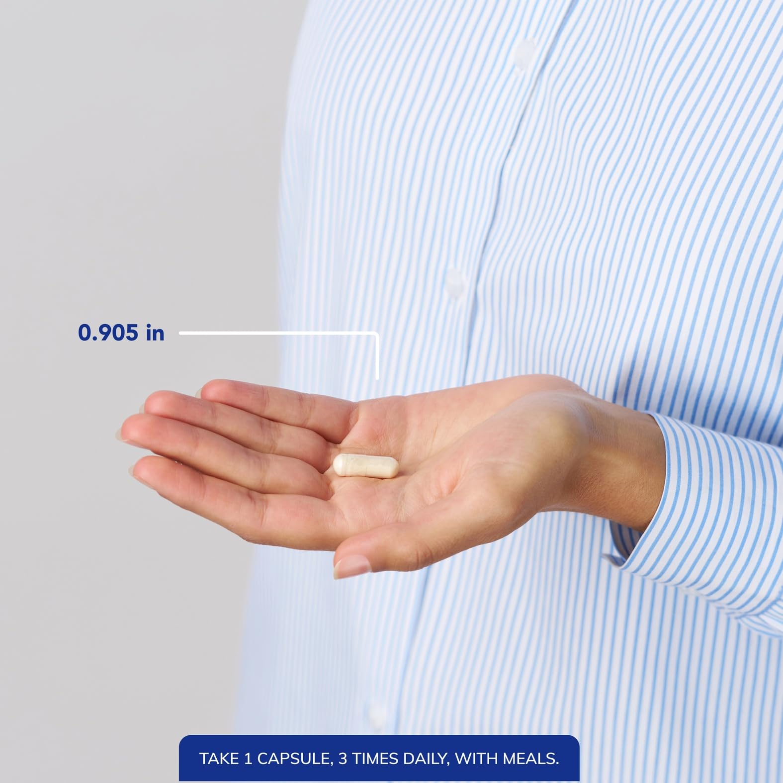 Banner indicating shellfish-free formulation for allergen-conscious use
