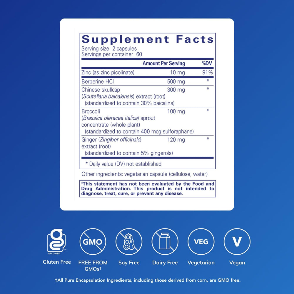 Pure Encapsulations Th1 Support capsules support daily immune health.