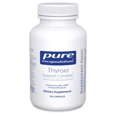 Pure Encapsulations Thyroid Support Complex bottle front view supports daily thyroid wellness.