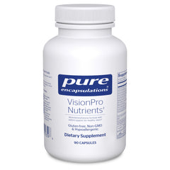 Pure Encapsulations VisionPro bottle for eye health and purity.